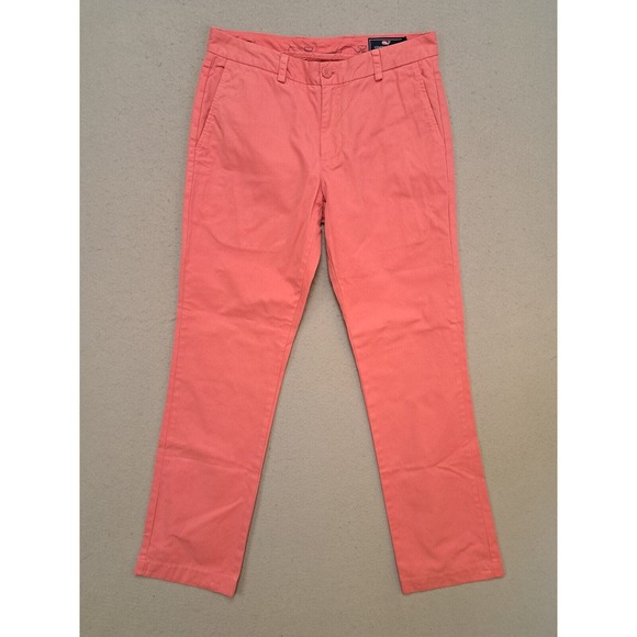 Vineyard Vines Pink Slim Fit Breaker Pants, Size 32x32 (Measures: 32x32) - Picture 1 of 11
